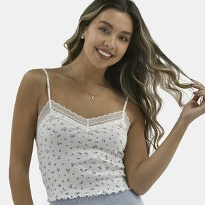 No Boundaries Women’s Lace Trim Cami